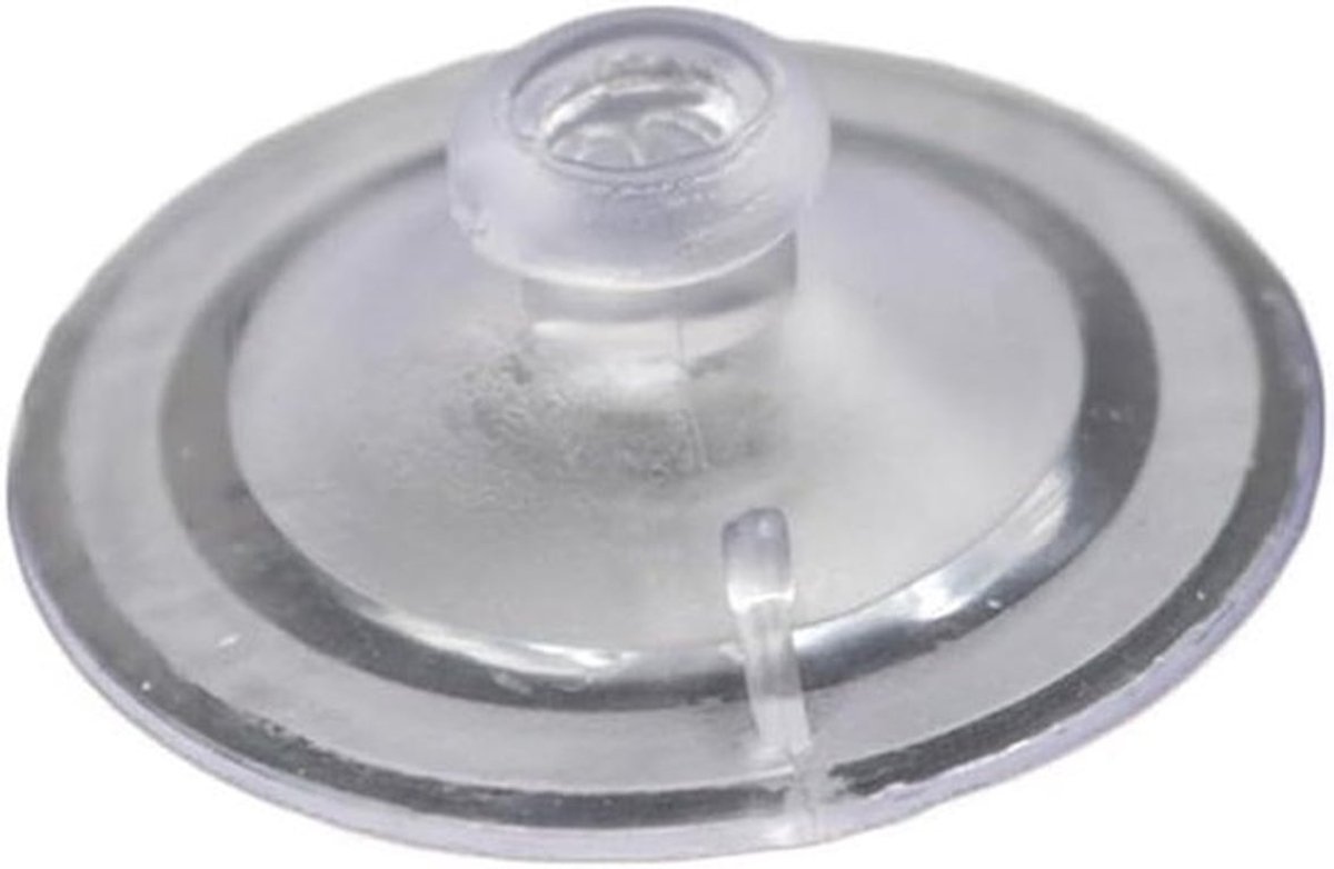Transparante kunststof zuignappen - 40 mm - Set van 10 stuks - Zonder haken - Glasplaat - Groefzuignap - Bruiloftsautodecoratie - Huisdecoratie - Geschikt voor diverse toepassingen