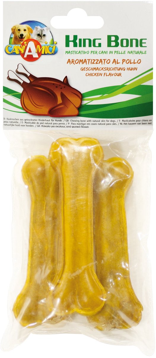 Hondensnacks Kaubotten Huhn, 13 cm, 3 stuks