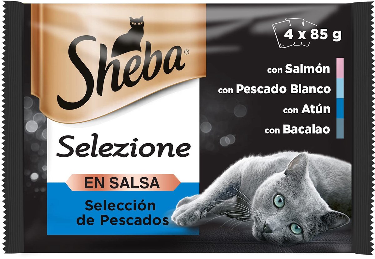 Solidchoice - Natvoer voor Katten in Saus met Vis Multipack 13 x 4 x 85 g