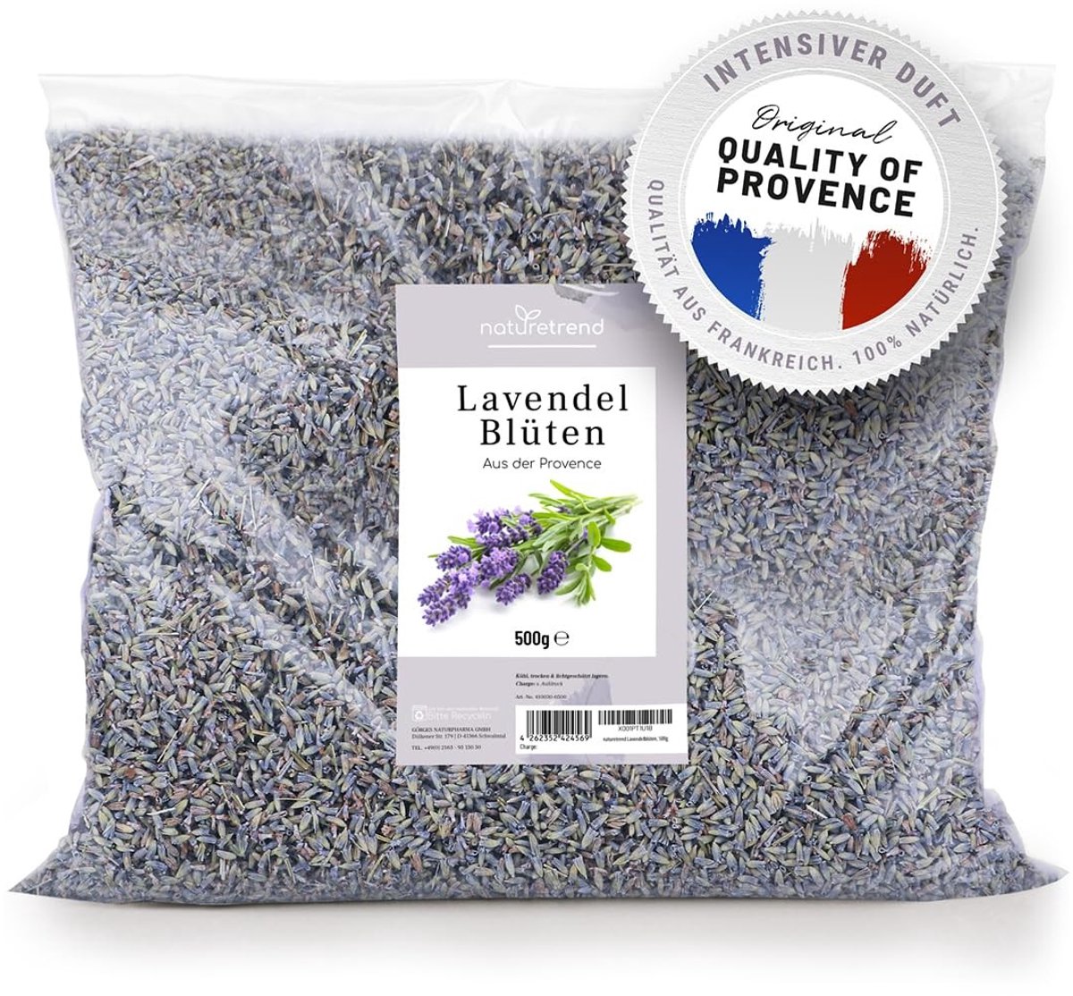 Solidchoice - Lavendel Bloemen Gedroogd 500 g uit Provence