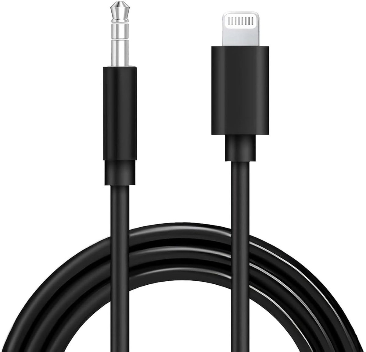 Solidchoice - AUX Kabel 3.5mm Hoofdtelefoonadapter voor Auto