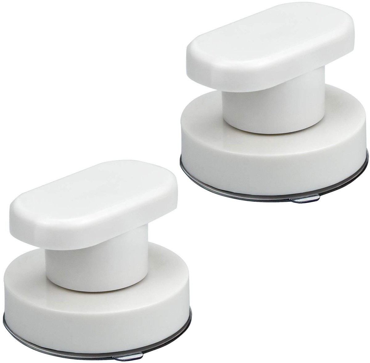 Solidchoice - Set van 2 Zuignap Handgrepen voor Toiletbril