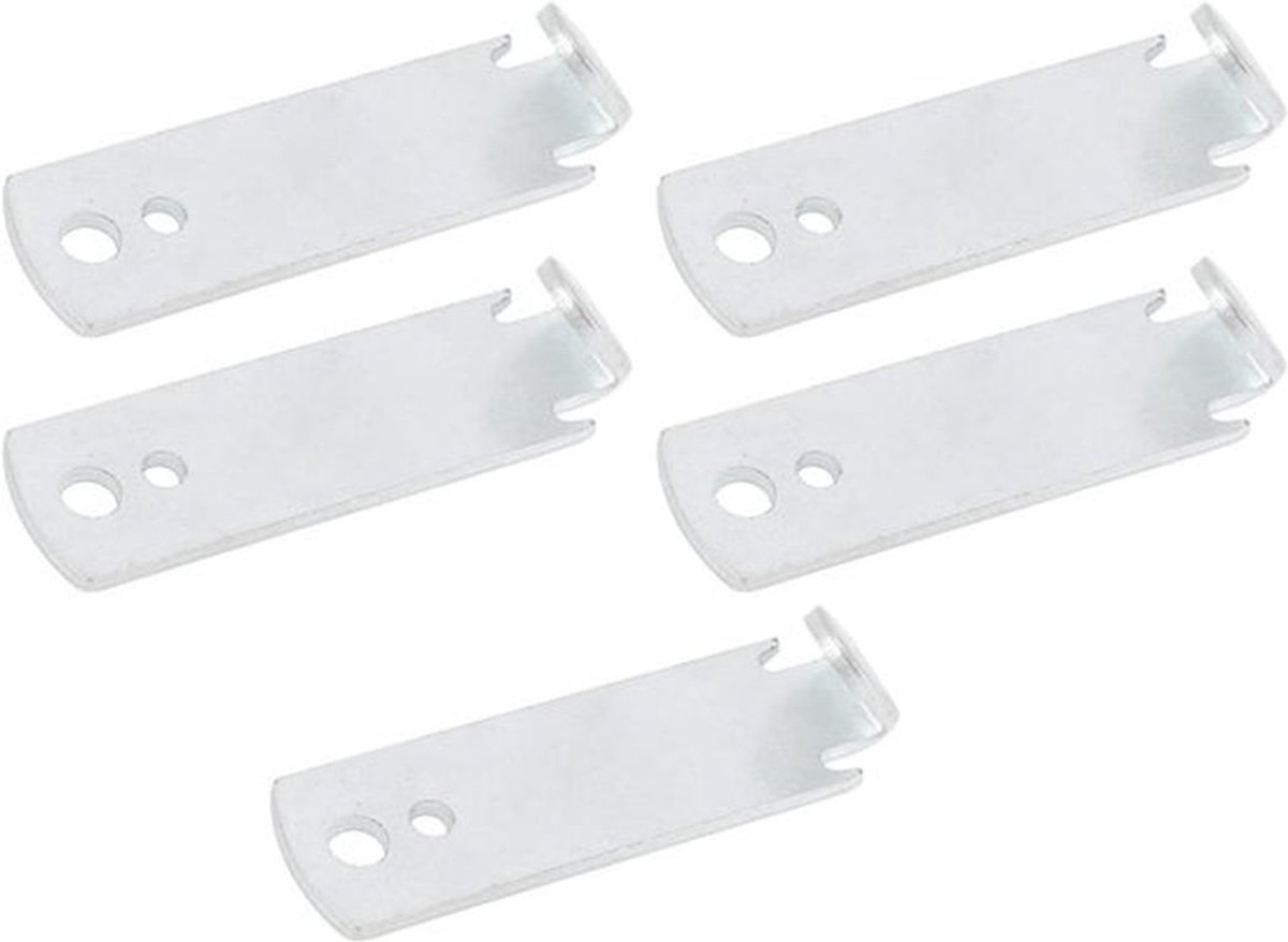 Draaddraaiergereedschap - Hekken - Draadspanner T-palen - Draadklemmen - Landbouwreparatiehardware - Geschikt voor merk X - Rood - 5 Stuks - Nederlands ontwerp.