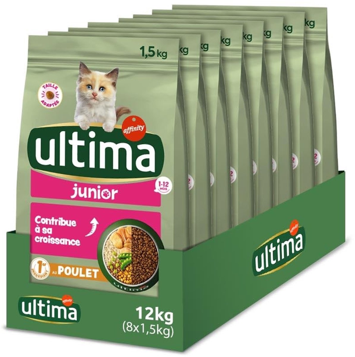 Solidchoice - Junior Kattenvoer met Kip, 8 x 1.5 kg