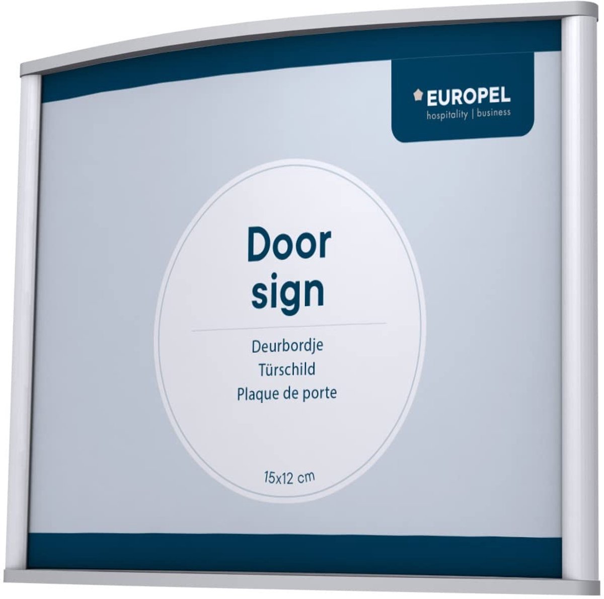 Solidchoice - Deurbord Houder Aluminium 15 x 12 cm met Anti-glare Cover