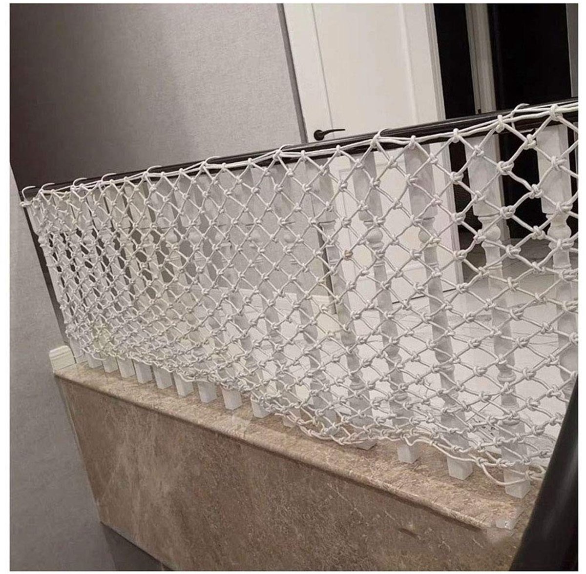 Solidchoice - Veiligheidsnet voor Kinderen en Trappen 3x4m