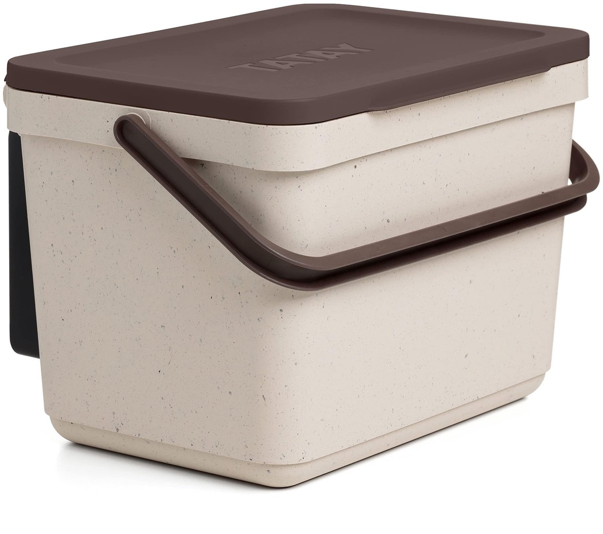 Solidchoice - Afvalemmer voor Opbouw 6L met Bevestiging en Houder