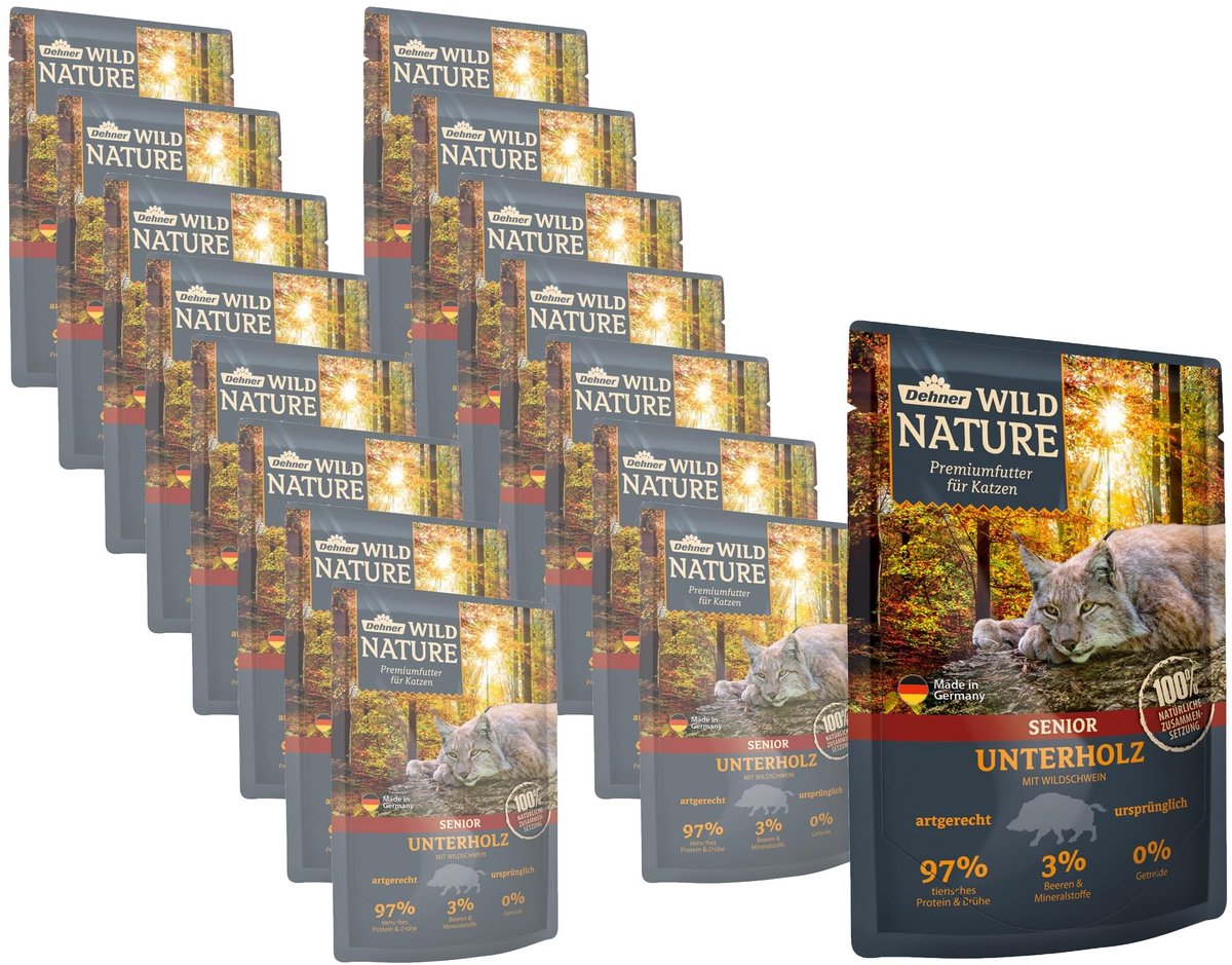Solidchoice - Graanvrij Nat Voer voor Senior Katten met Wild Zwijn