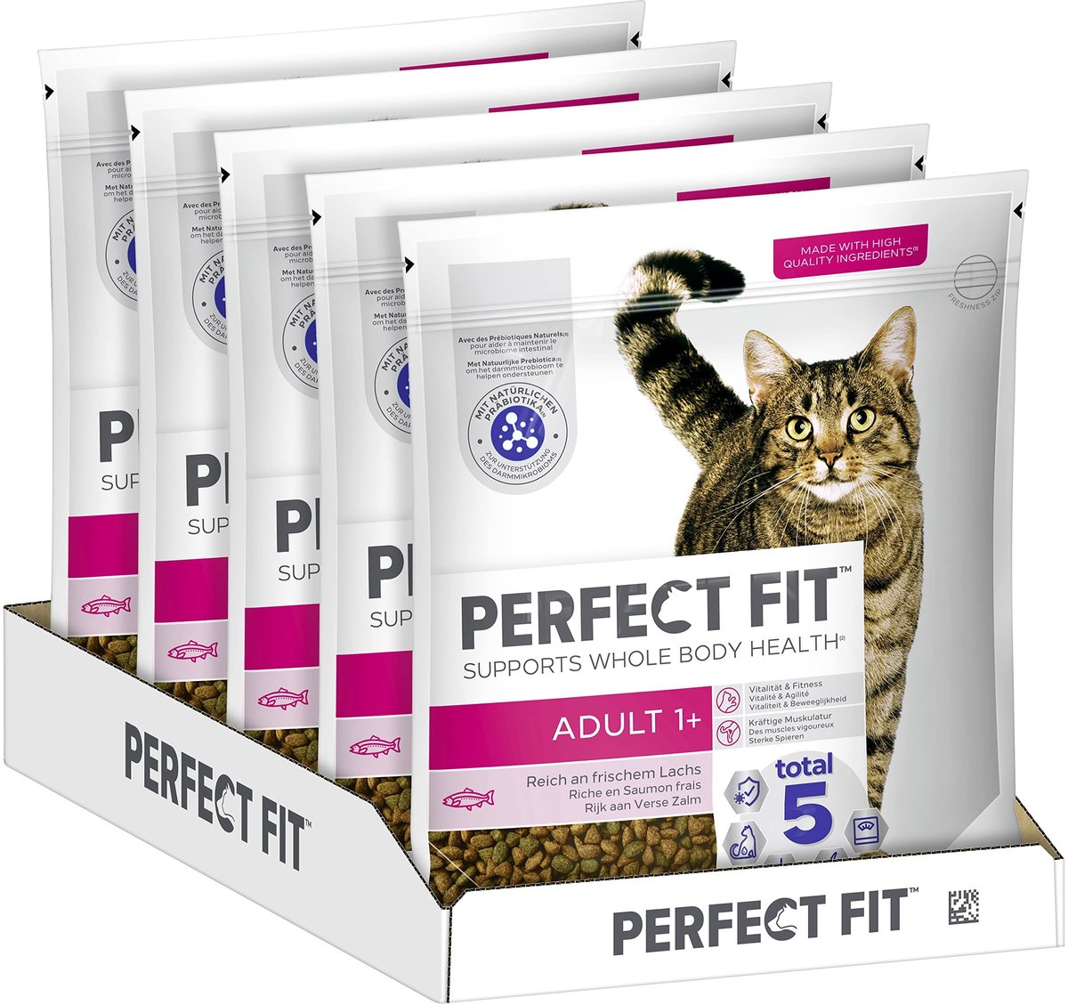 Solidchoice - Volledig Droogvoer voor Volwassen Katten met Zalm, 1.4 kg