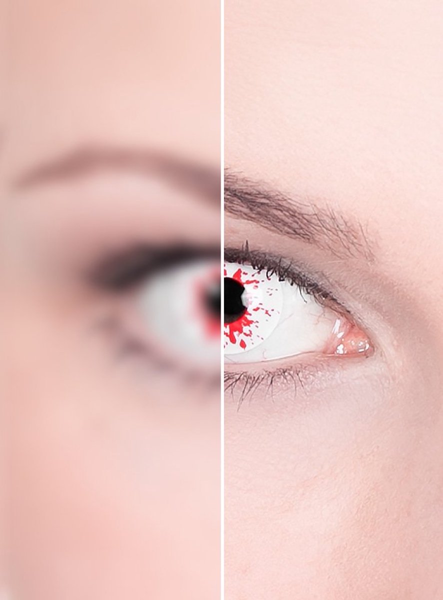 Geïnfecteerde Contactlens Met Sterkte - Carnaval Fasching
