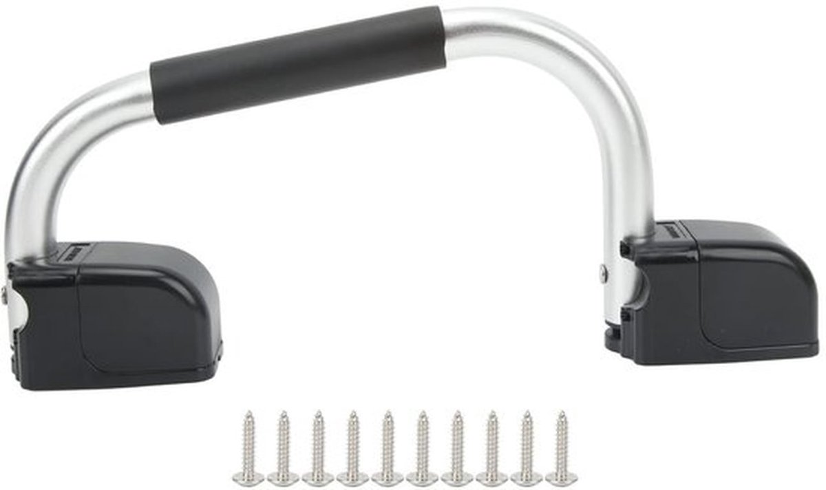 Handgreep Inklapbaar - Ergonomisch Ontwerp - Antislip EVA-greep - Geanodiseerd Aluminium - Duurzaam - Comfortabele Grip - Instaphandgreep