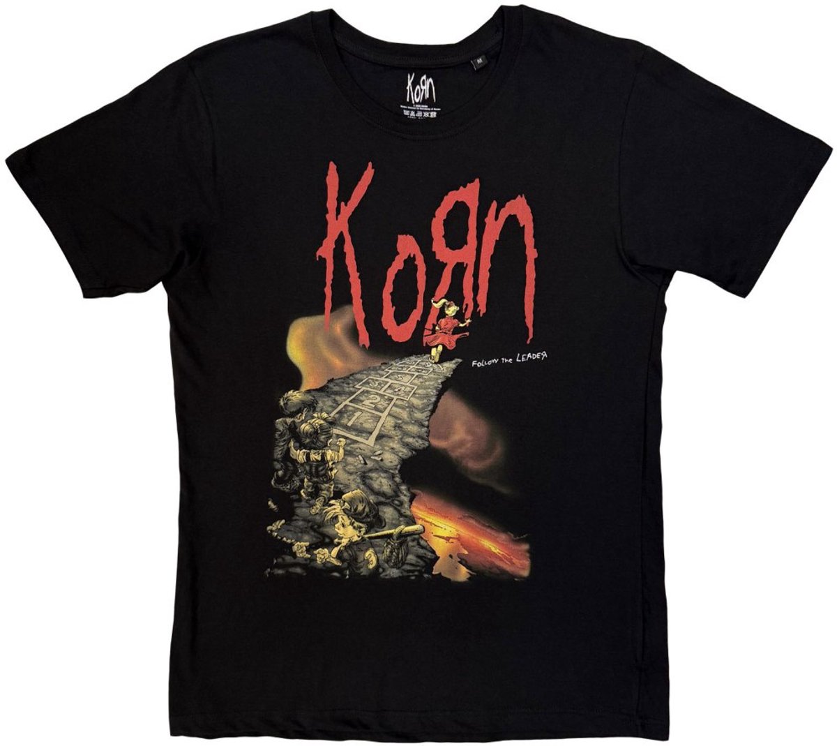 Korn - Follow The Leader Cliff Heren Tshirt - M - Zwart