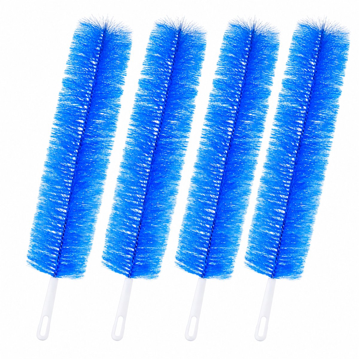 Home & Marker – Plumeau Set van 4 – Buigbare Microvezel Stofdoek & Kierenborstel – Wasbaar & Flexibel – Voor Hoge Plekken, Plafond & Smalle Kieren – DUSTIX