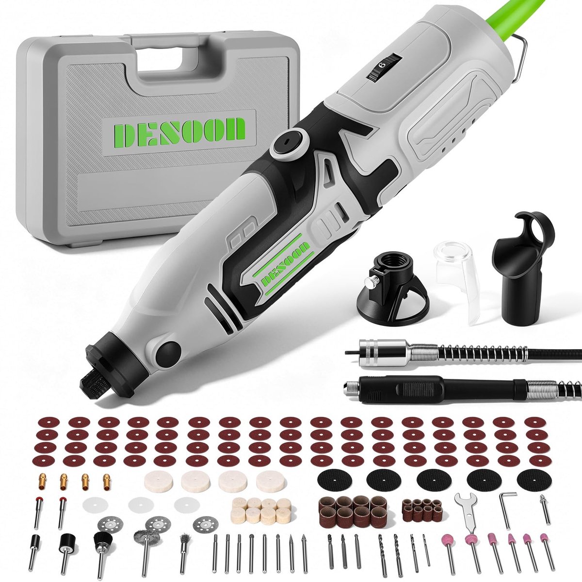 Solidchoice - Mini Grinder met 170W en Variabele Snelheid tot 38000 RPM