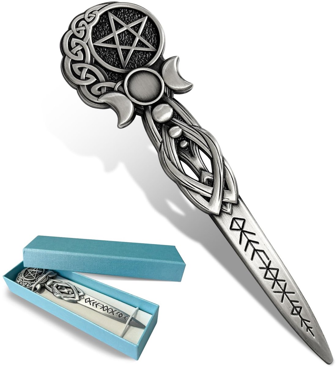Solidchoice - Vintage Metalen Briefopener 15.5 cm voor Thuis en Kantoor