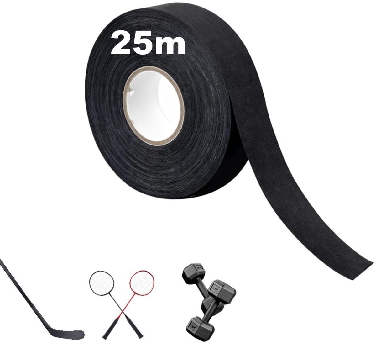 Solidchoice - Antislip Hechtband voor Fitnessapparatuur, 25 Meter