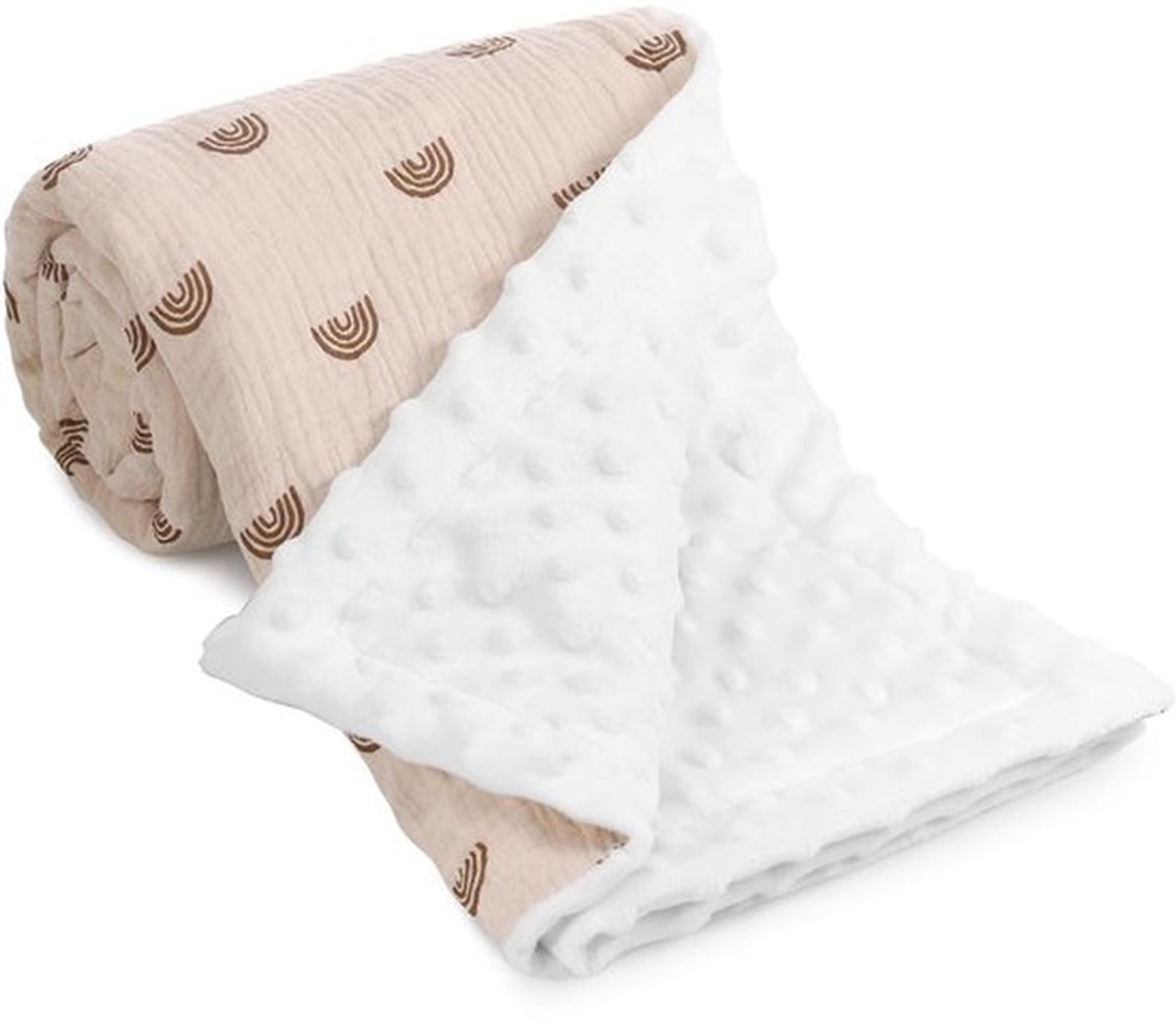 Babydeken 75 x 100 cm - Zachte Pluche - Ademend - Vochtafvoerend - Wasbaar - Duurzaam - Kinderdeken
