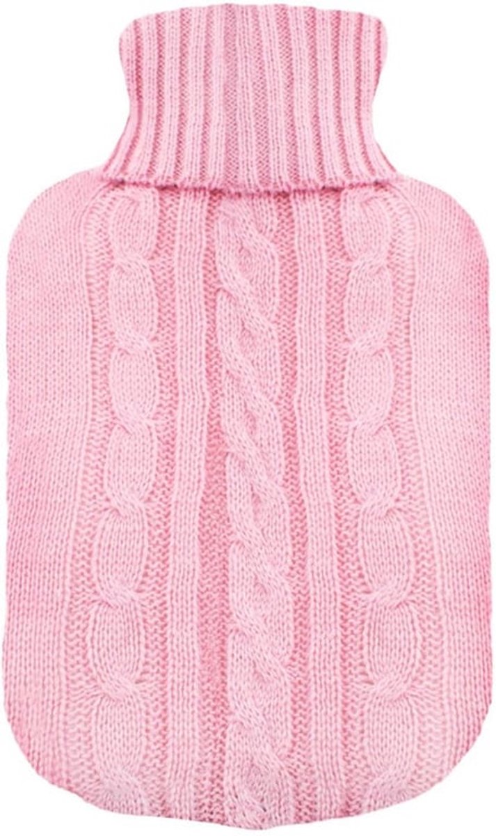 Hoes voor Warme Kruik - Gebreide Isolator - Huidvriendelijk - Stijlvol - Comfortabel - Perfect voor Koude Winternachten - Warmwaterkruik
