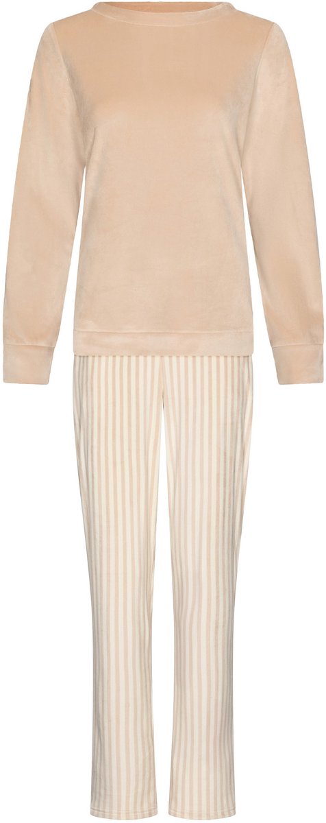 Pastunette - Softness - Pyjama - Velours Fleece - Beige - Maat 50