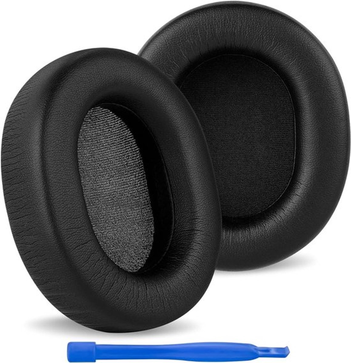 Oorkussens voor Arctis Prime - Vervangende - Eiwit leer - Zwart - SteelSeries Arctis PRO/Arctis 9X oorkussens - Geschikt voor hoofdtelefoon - Zwarte model