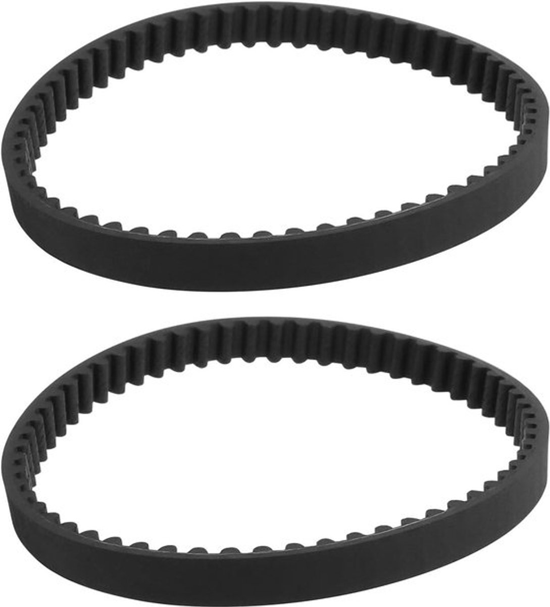 Omtrek-Riem - Stofzuigeraccessoire - Vervangende riemen - 1770 1970 2080 - B-203-5549 - 203-5549 - Zwart - 2 stuks