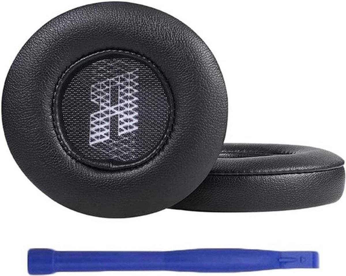 Vervangende Oorkussens voor Draadloze Over-Ear Hoofdtelefoons, Comfortabele PU Leren Oorkussens, Onderdeel voor Live 400BT (Zwart)