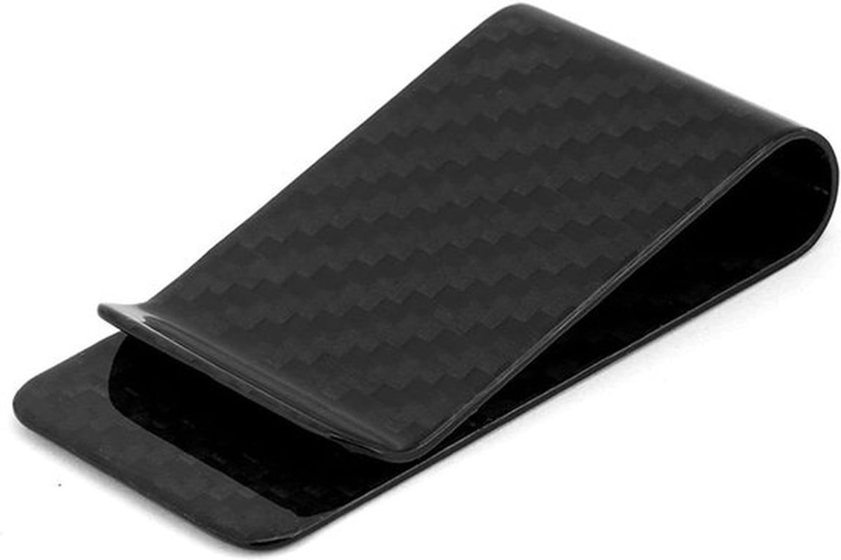 Ultralichte Carbon Fiber Geldclip voor Business en Creditcards - Ideaal voor Cash en Kaarten
