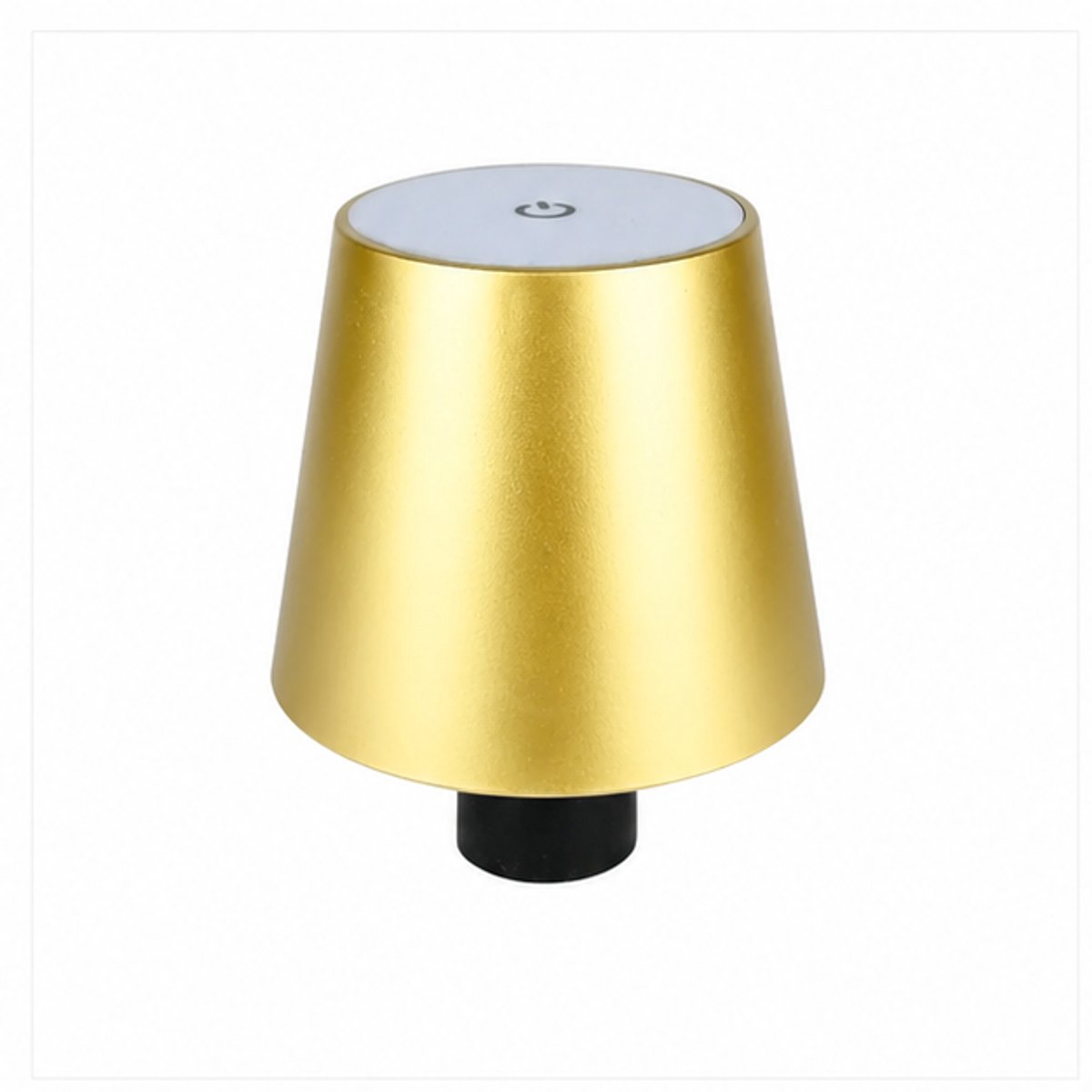 Flessenlamp goud - draadloze tafellamp met touch dimmer - 1 stuk