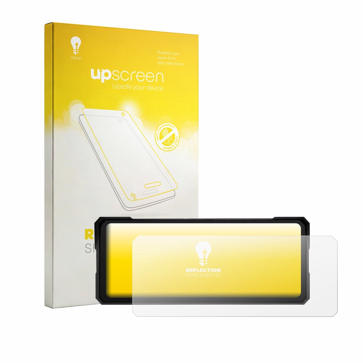 upscreen - Screenprotector voor Jansite MT36 8.1" - Folie Beschermfolie anti glare matte