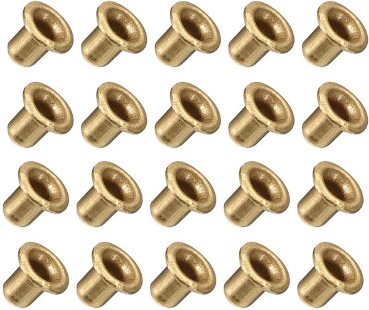 Koper Holle Klinkmoeren voor PCB-platen (2,5x3mm) - 200 stuks