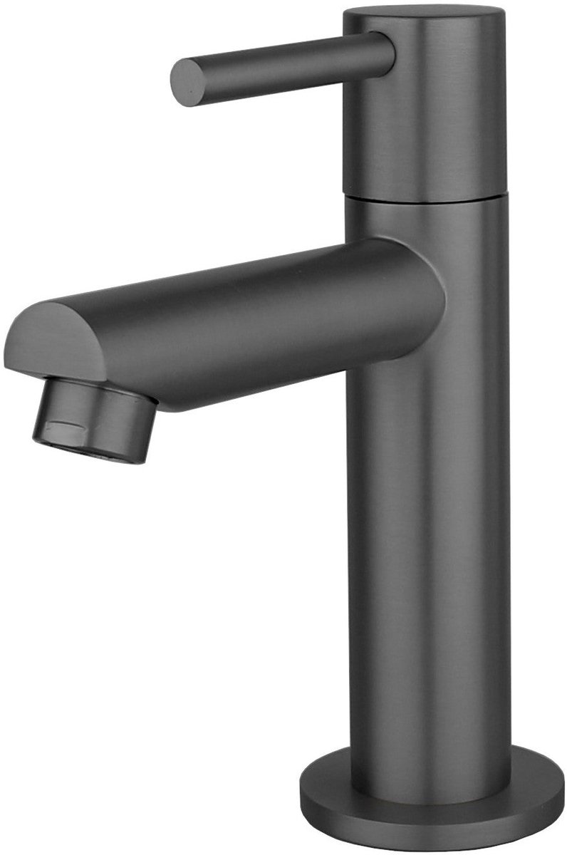 Toiletkraan recht Sanitado Industry in gunmetal