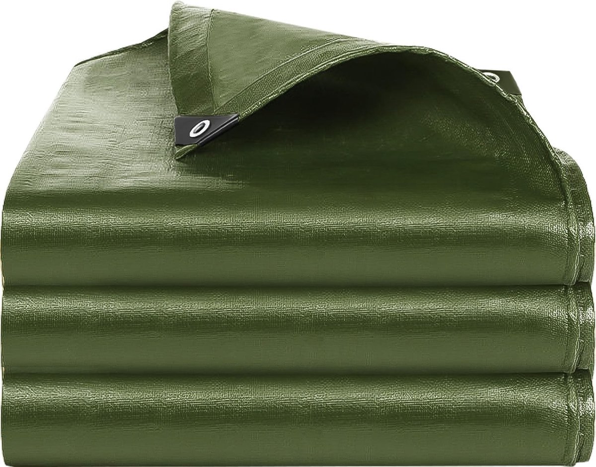 Afdekzeil - Groen - 2 x 3 m - Waterdicht en Scheurbestendig - Voor Tuinmeubelen en Auto