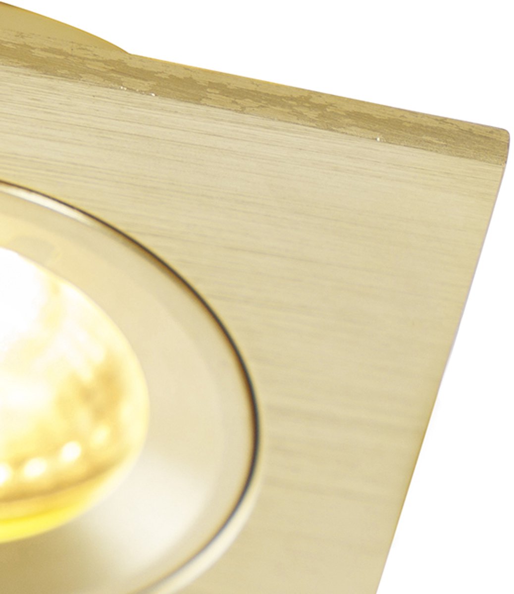 Qazqa inbouwspot, inbouwlamp - 103476 - , max. 50W, geschikt voor led, 8cm, IP44,ideale badkamerlamp, in set van 6.