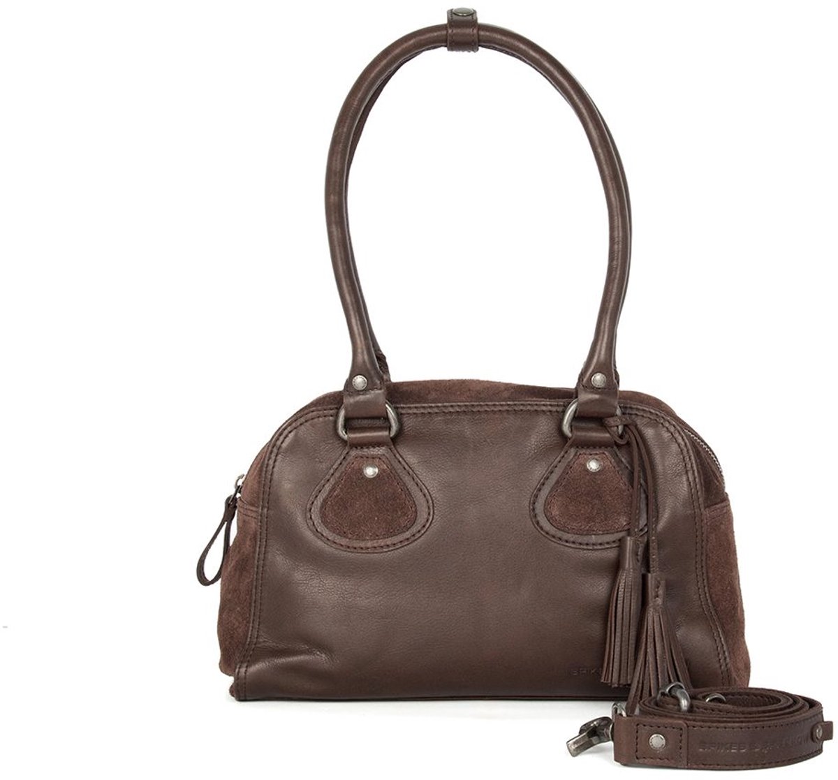 Leren Handtas - Sienna - Donkerbruin