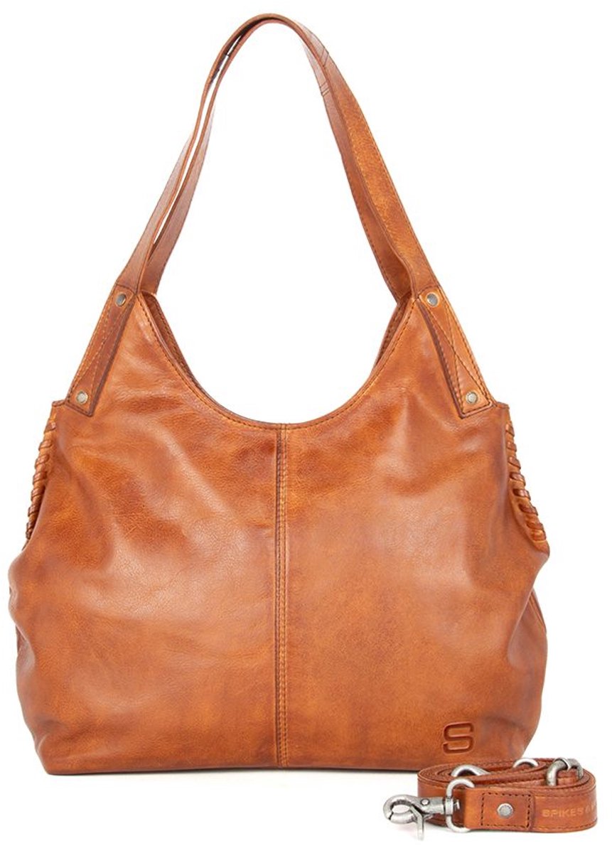 Leren Schoudertas - Marthe - Brandy Cognac