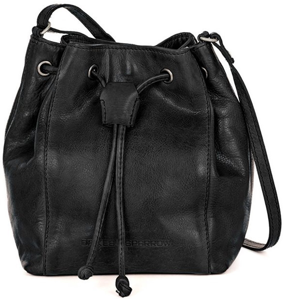 Leren Crossbodytas - Nancy - Zwart