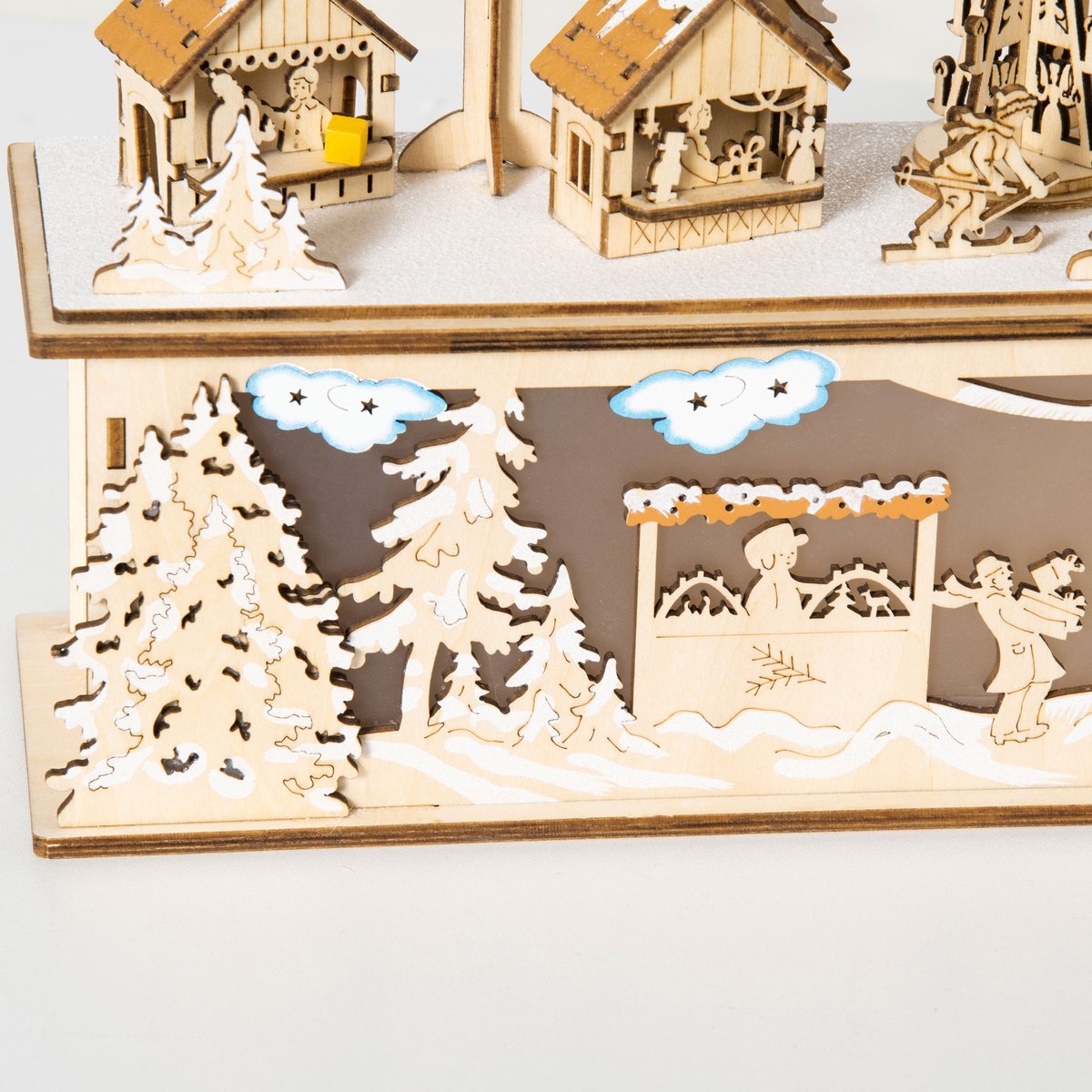 HOMCOM Kerstdorp met LED-verlichting 830-516V00 – foto 2