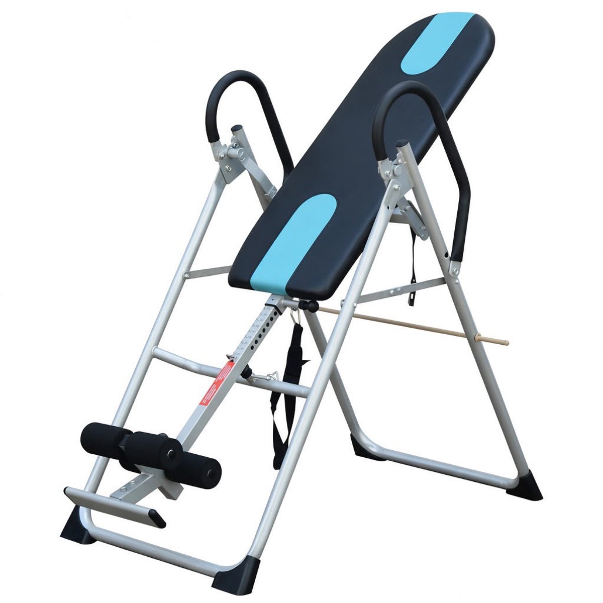 Atlasyx rugstretcher - Rugtrainer - Inversietafel - Inversiebank - Opvouwbaar - Verstelbaar 147–198 cm - 65 x 142 x 126 cm - Zwart
