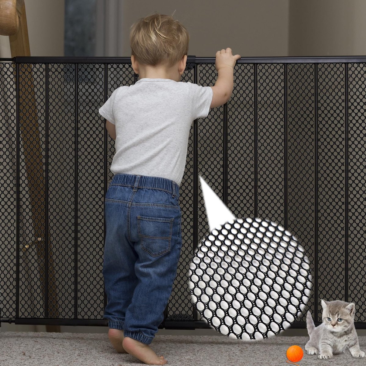 Solidchoice - Veiligheidsnet voor Trappen en Balkons, 300 x 90 cm