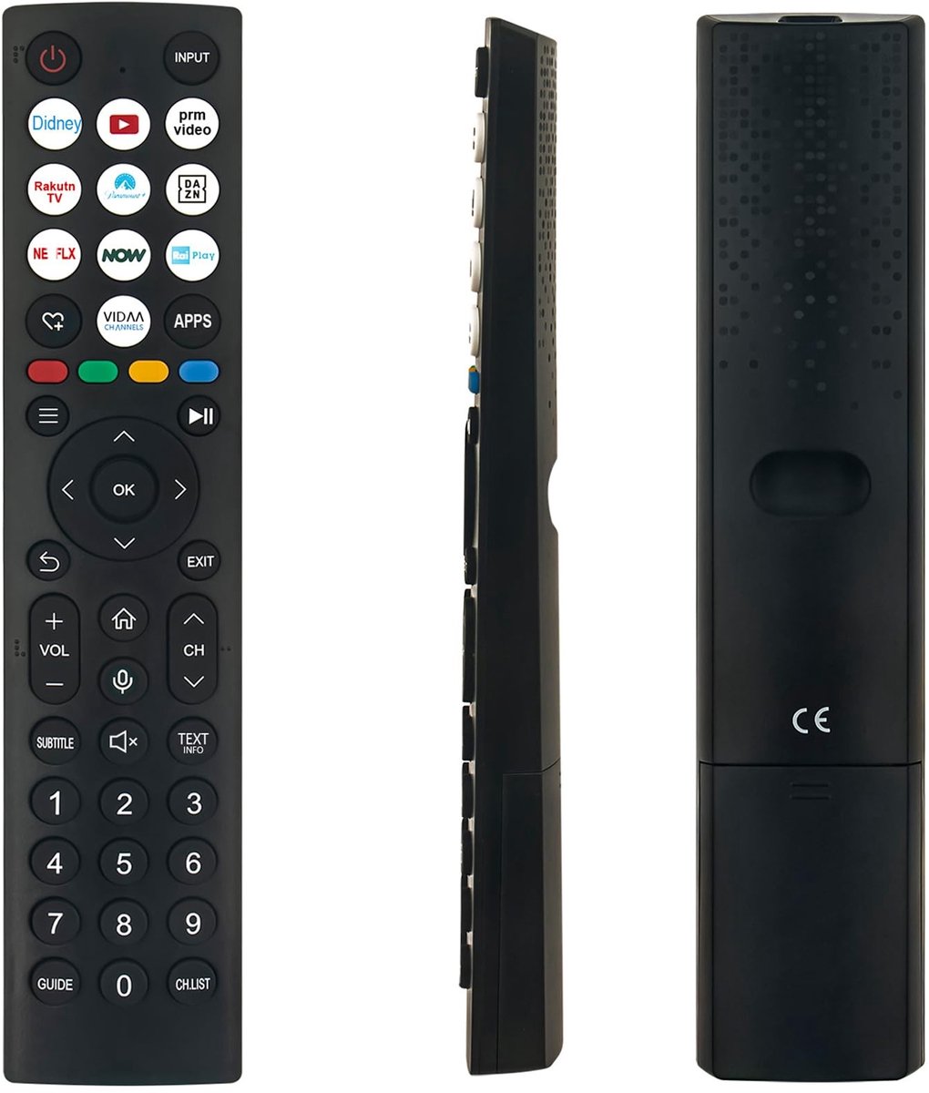 Solidchoice - Vervangende Afstandsbediening voor Smart TV met Spraakbediening
