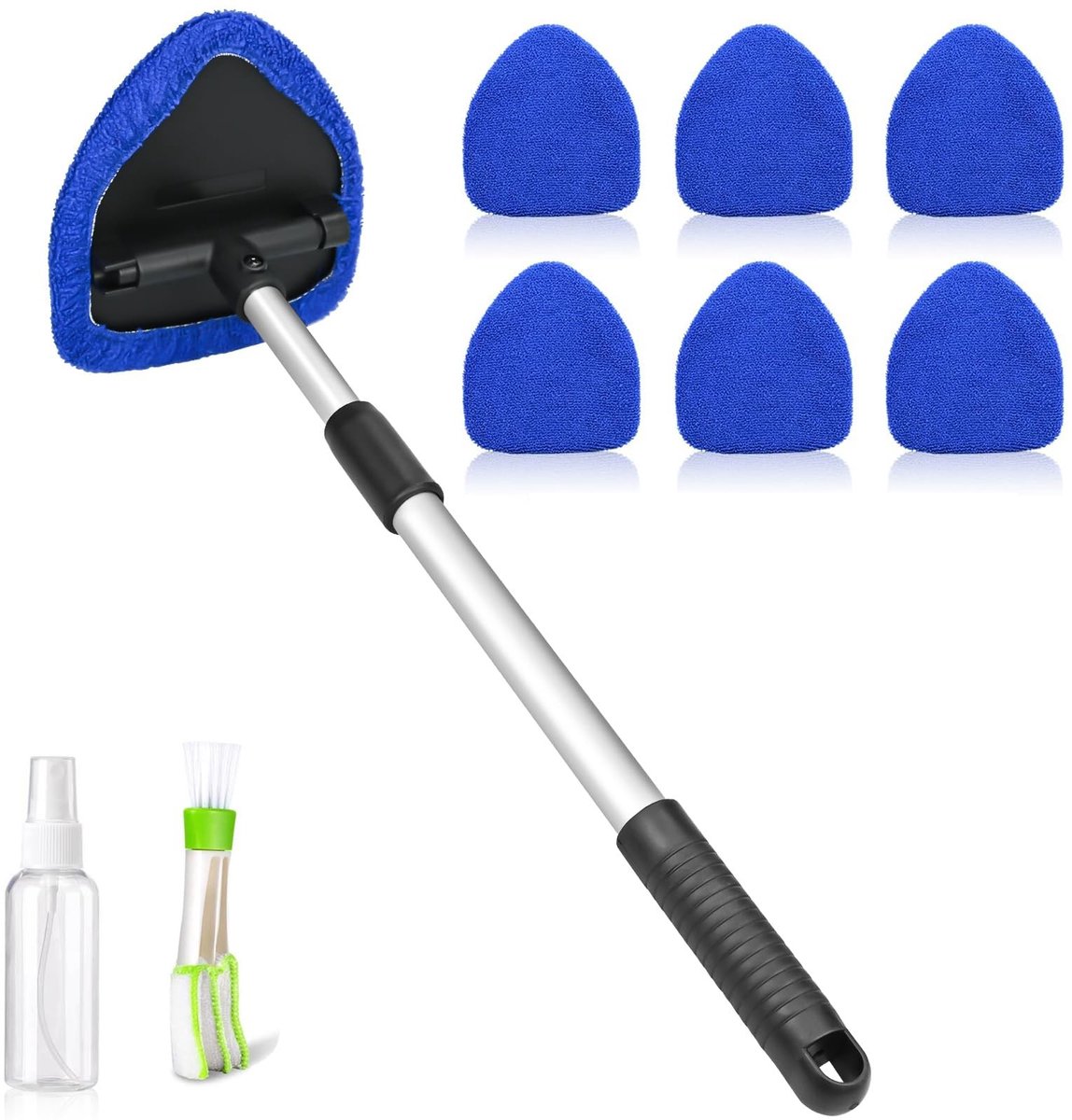 Solidchoice - 9-delige Set voor Auto Interieurreiniging met Microvezel Doeken