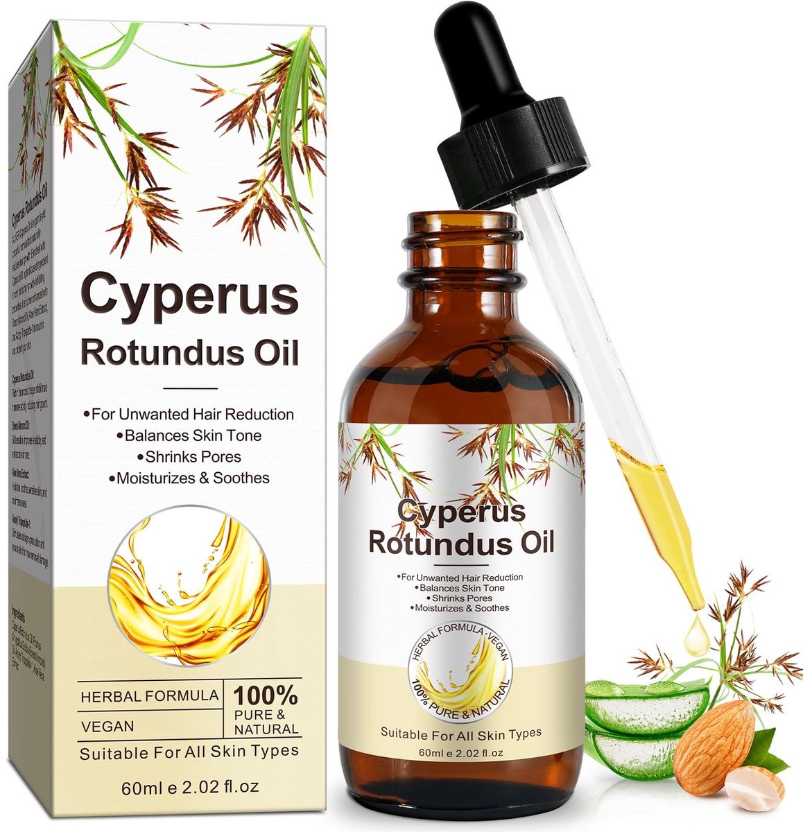 Solidchoice - Cyperus Rotundus Olie voor Haarverwijdering