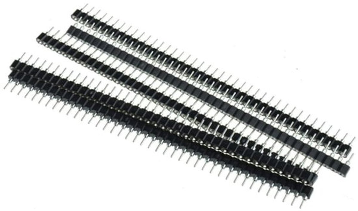 5-delige PCB IC Crystal Socket Connector met 2.54mm Ronde Gat, Vrouwelijke Header