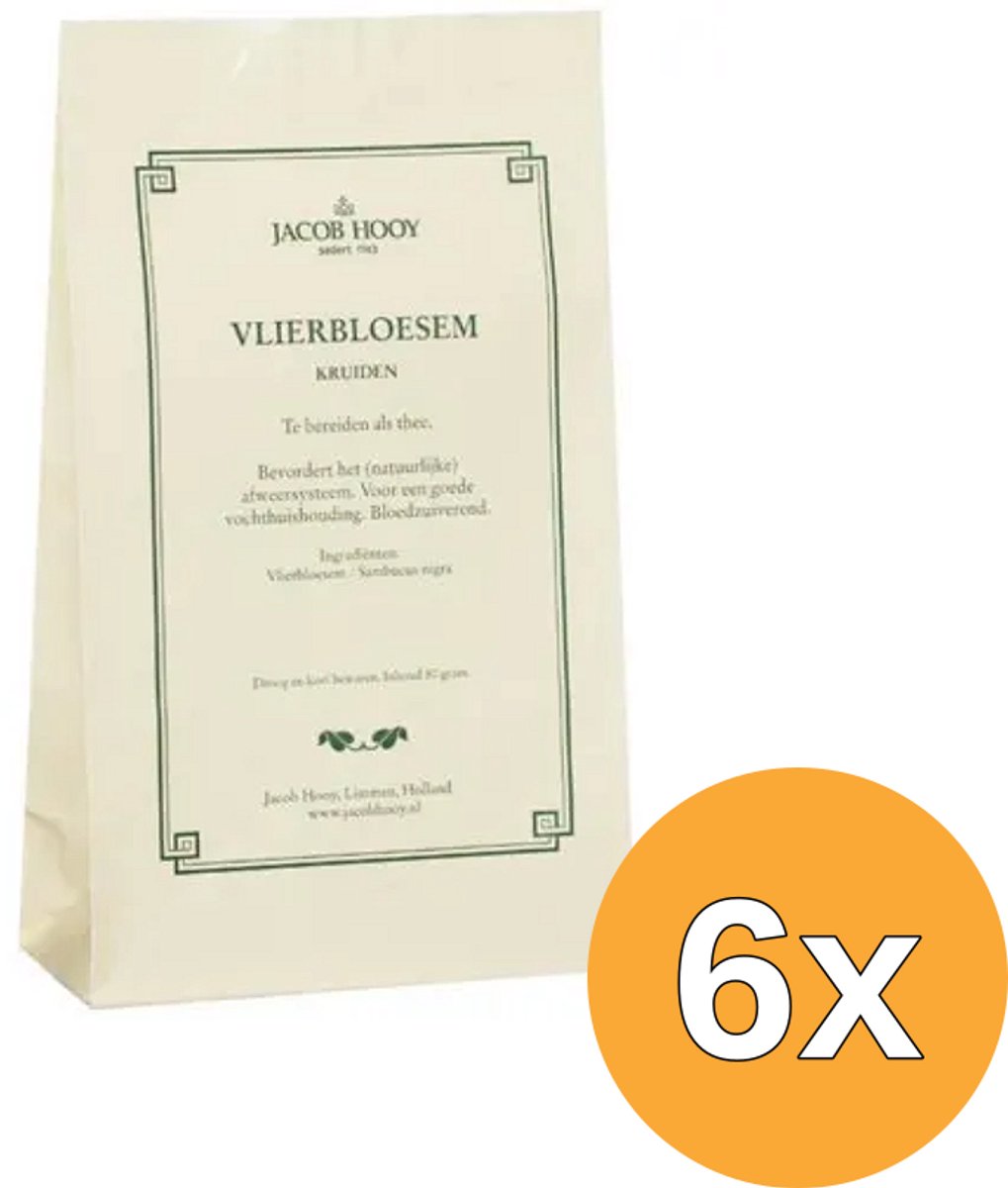 6x Jacob Hooy Vlierbloesem (80 gr)