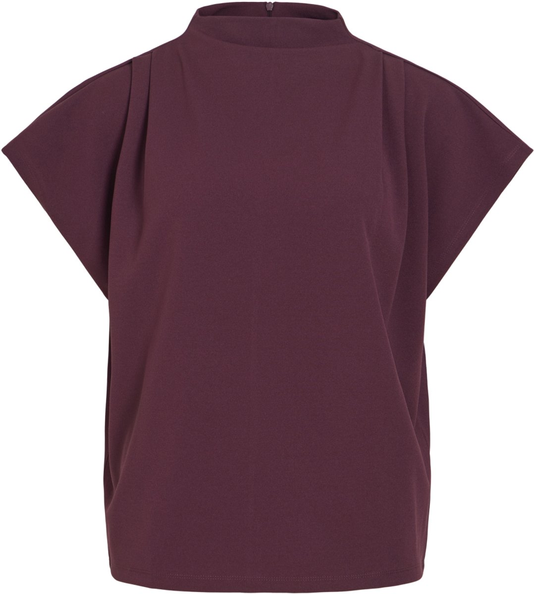 Vila T-shirt Vimerlano Funnelneck S/s Top/1 14110286 Port Royale Dames Maat - M