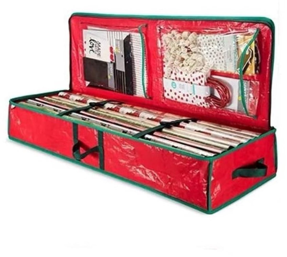 Opbergtas voor Cadeaupapier - Cadeauorganizer - Opslag voor Cadeaulint - Waterdicht - Duurzaam - Afmetingen 104 x 36 x 16 cm - Cadeaupapieropbergtas