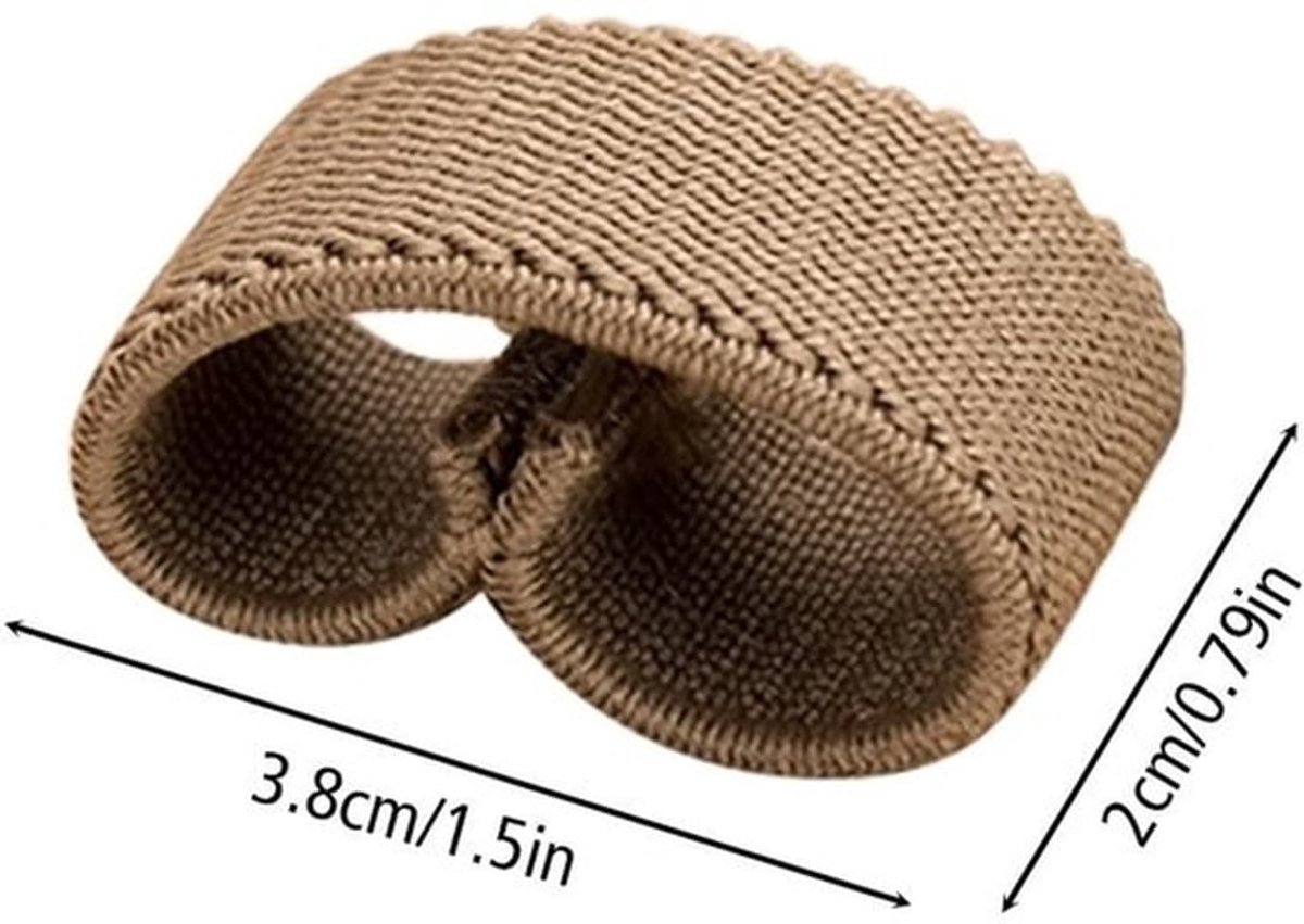 Riemhouder 8 Stuks - Elastische Riemclip - Slijtvast - Duurzaam - Voor 2,5 cm Brede Riemen - Hoogwaardig Geweven Materiaal