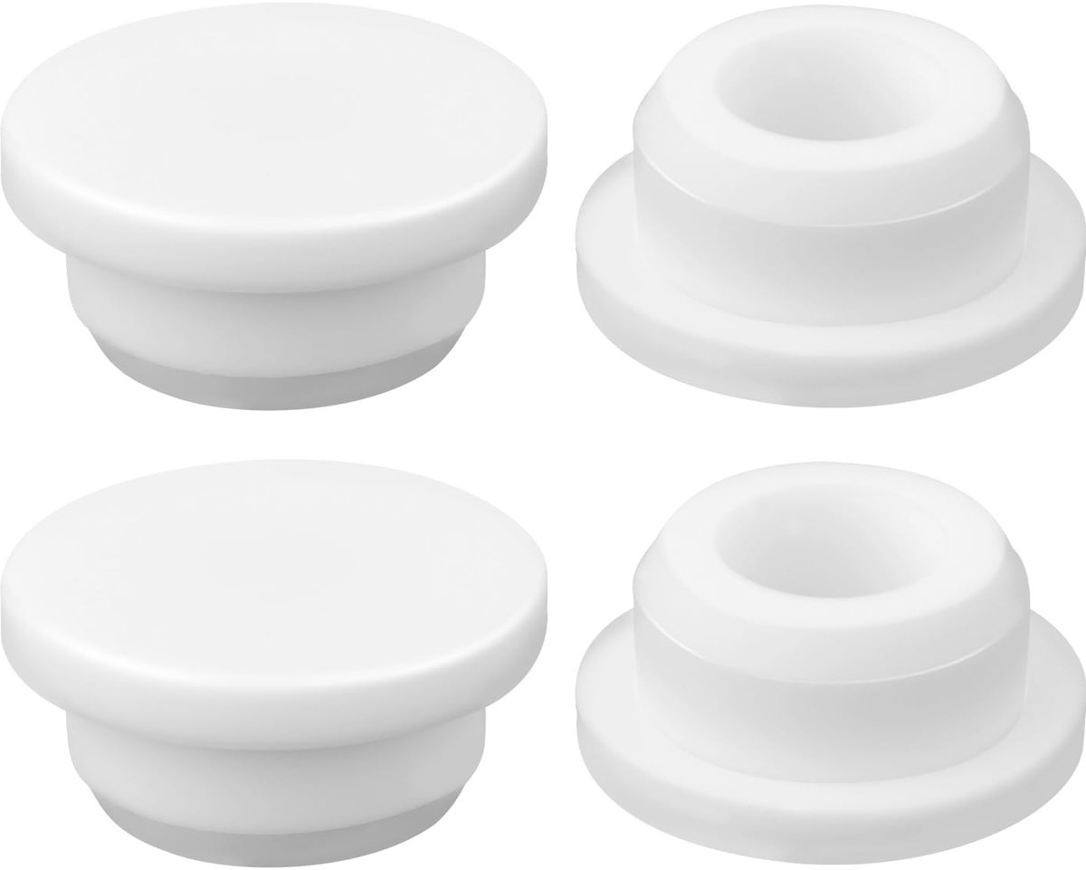 4st Siliconen Gootsteen Overloop Dop, Keuken Badkamer Gootsteen Overloop Gat Afdekking Ronde Rubber Wastafel Sierring Inzet Plug voor Thuisgebruik
