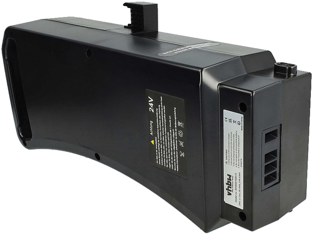 vhbw-accu compatibel met Prophete Alu-City Navigator 1.4, Alu-City Comfort7, Alu-City 26 e-bike (10,4 Ah, 24 V, Li-ion) - zwart