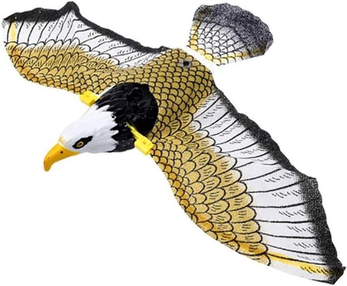 Levensgrote vliegende valk als vogelverschrikker - Roofvogel voor tuin en boerderij